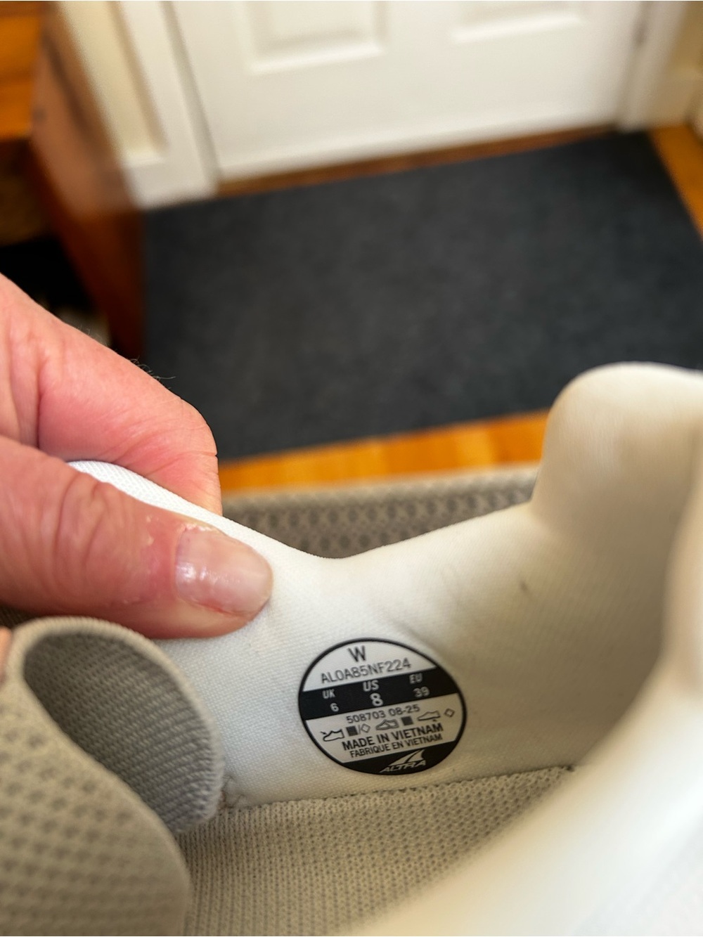 Altra Off-White Running Sneakers | worn one time - Picture 7 of 11